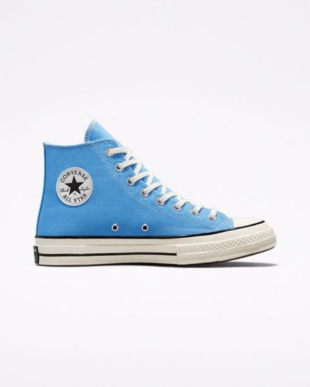 Tenisi Inalti Barbati Converse Chuck 70 Vintage Panza Albastri Negrii | RO FNQLU174